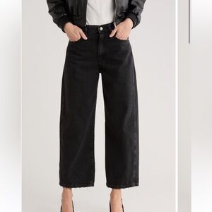Jason Wu Charcoal Wide-Leg Jeans